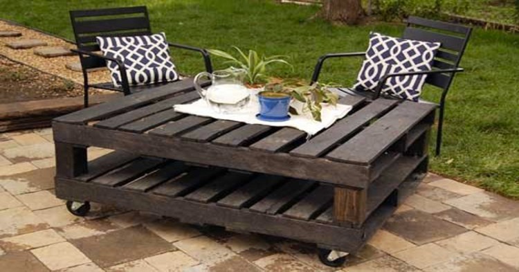 Faire un Salon De Jardin En Palettes Bois 